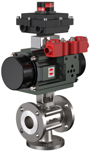 Three Way Ball Valves | Automated & Manual | JossMin